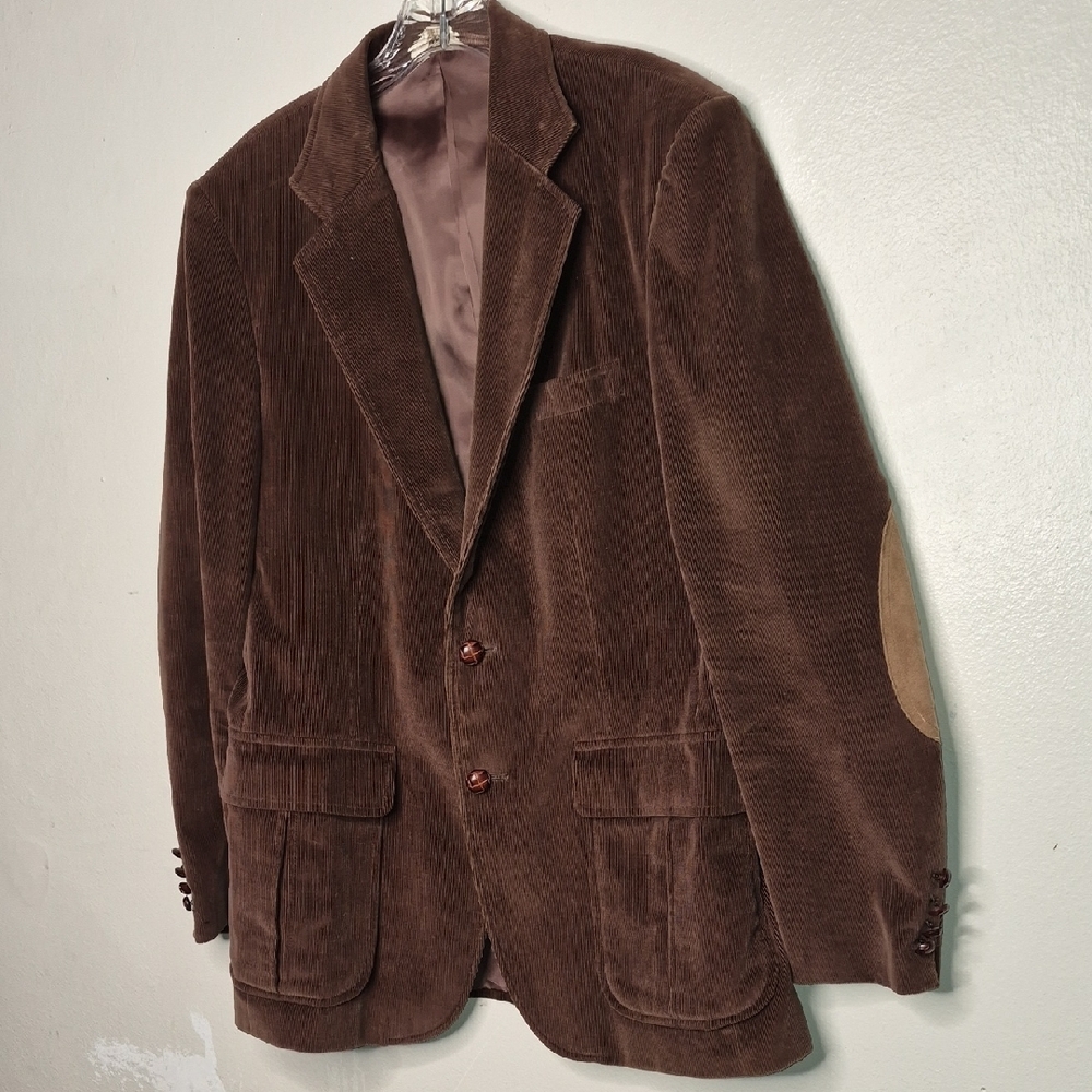 Brown Corduroy Sportcoat Blazer - Classic Men's Tailored Jacket